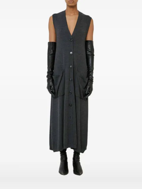 MeimeiJ V-neck knitted midi dress