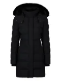Moose Knuckles puffer fur-trimmed coat - Black