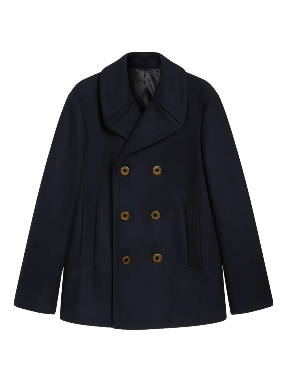 Pence Double-breasted Blazer In Blue