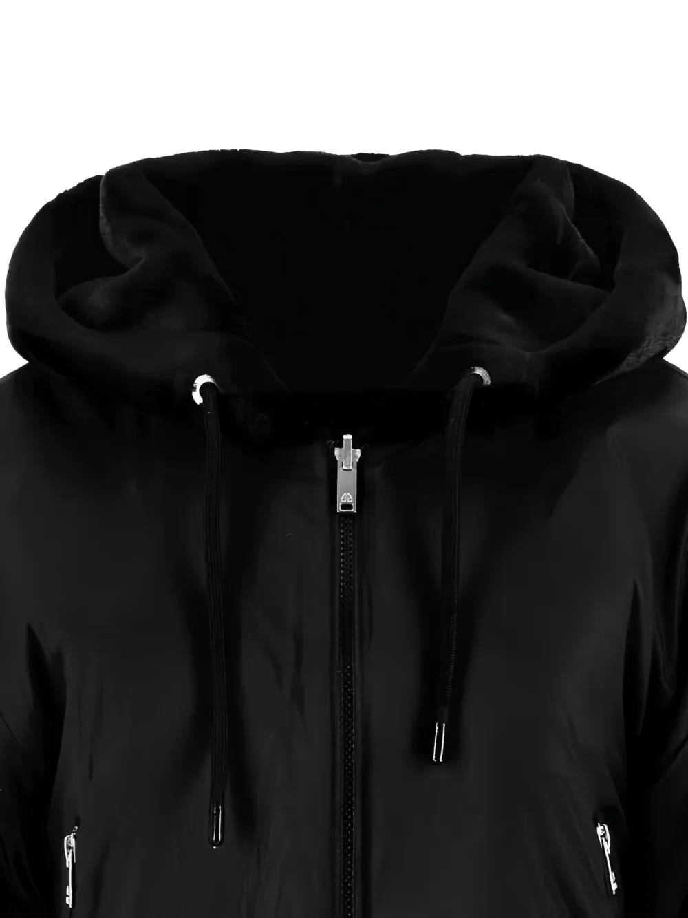 Moose Knuckles Eaton Bunny Reversible Zip Jacket In Black