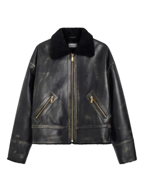 Pence shearling-collar jacket