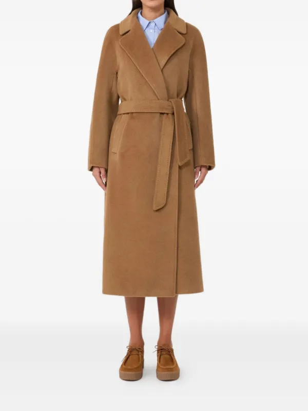 Weekend Max Mara Tempera Coat | Brown | FARFETCH