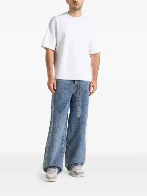 Manière De Voir TS007 in white relaxed-fit cotton T-Shirt