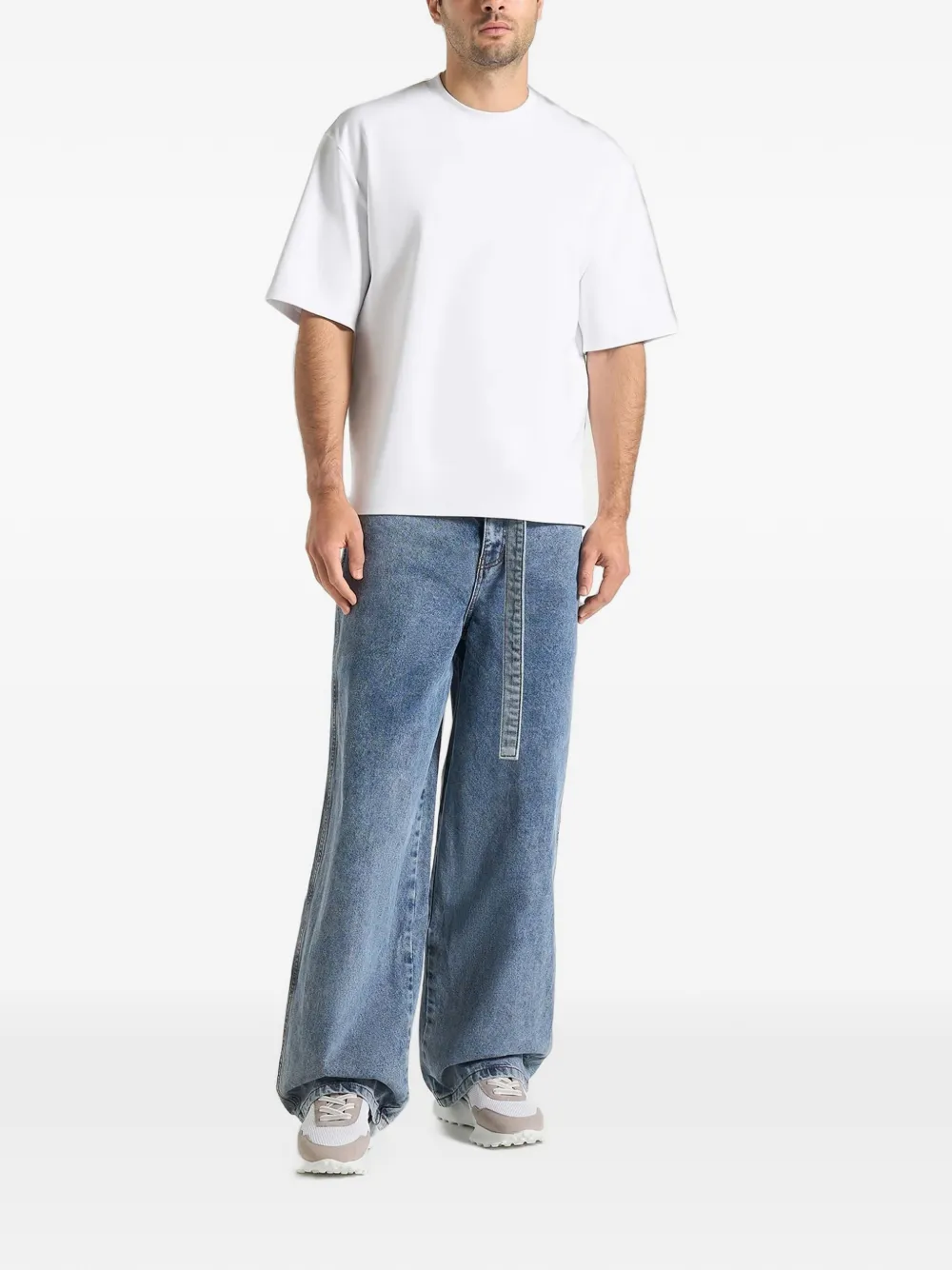 Manière De Voir TS007 relaxed-fit katoenen T-shirt Wit