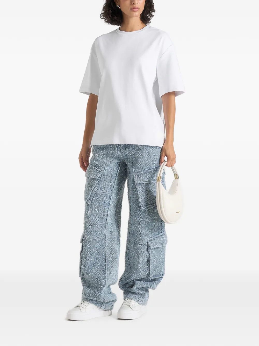 Manière De Voir TS007 relaxed-fit katoenen T-shirt Wit