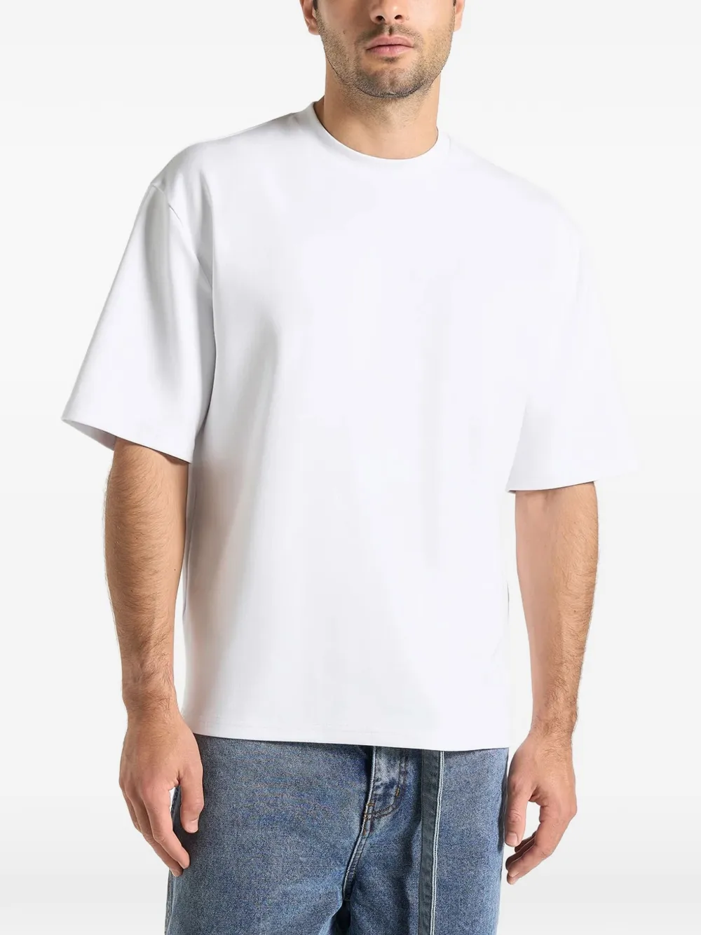 Manière De Voir TS007 relaxed-fit katoenen T-shirt Wit