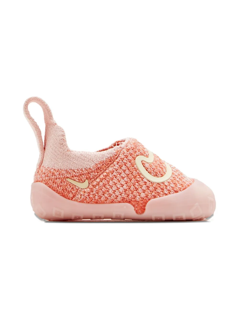 Nike Kids Swoosh 1 touch-strap sneakers Pink