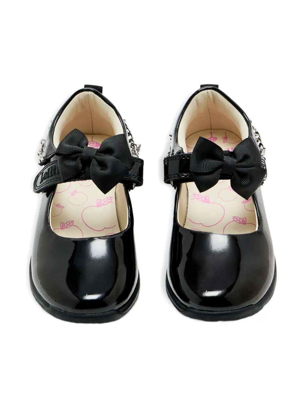 Lelli Kelly bow-chain ballet flats Black