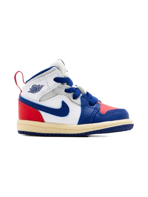Nike Kids Jordan 1 Mid perforated-panel sneakers