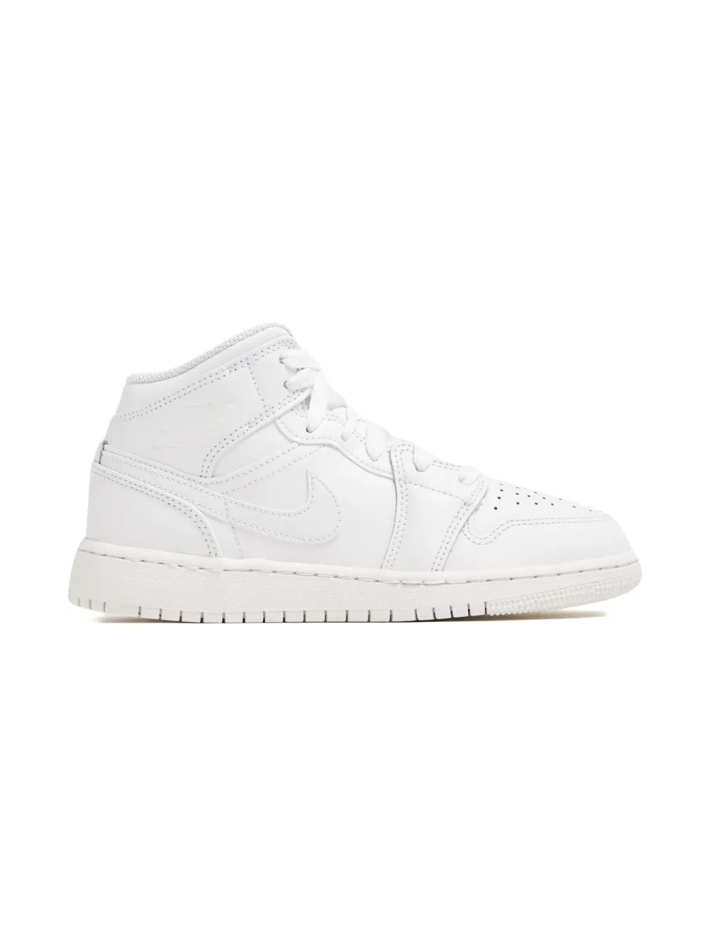 Nike Kids Jordan 1 Mid leather sneakers | Teen Boy Shoes | Image 2