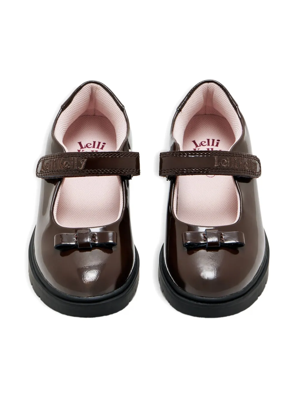 Lelli Kelly patent-leather ballet flats Brown
