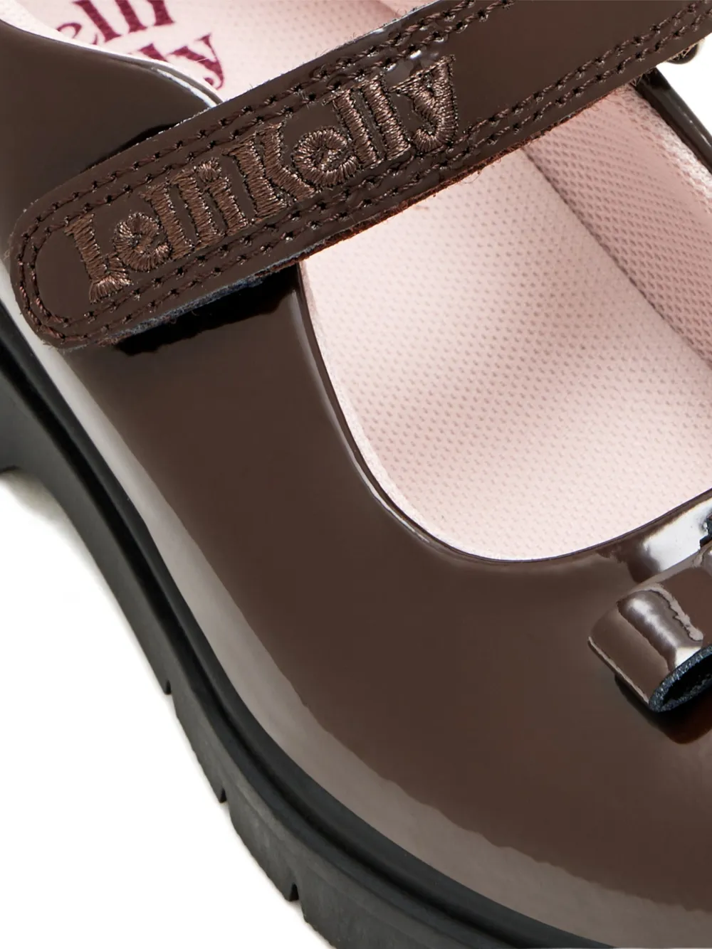 Lelli Kelly patent-leather ballet flats Brown