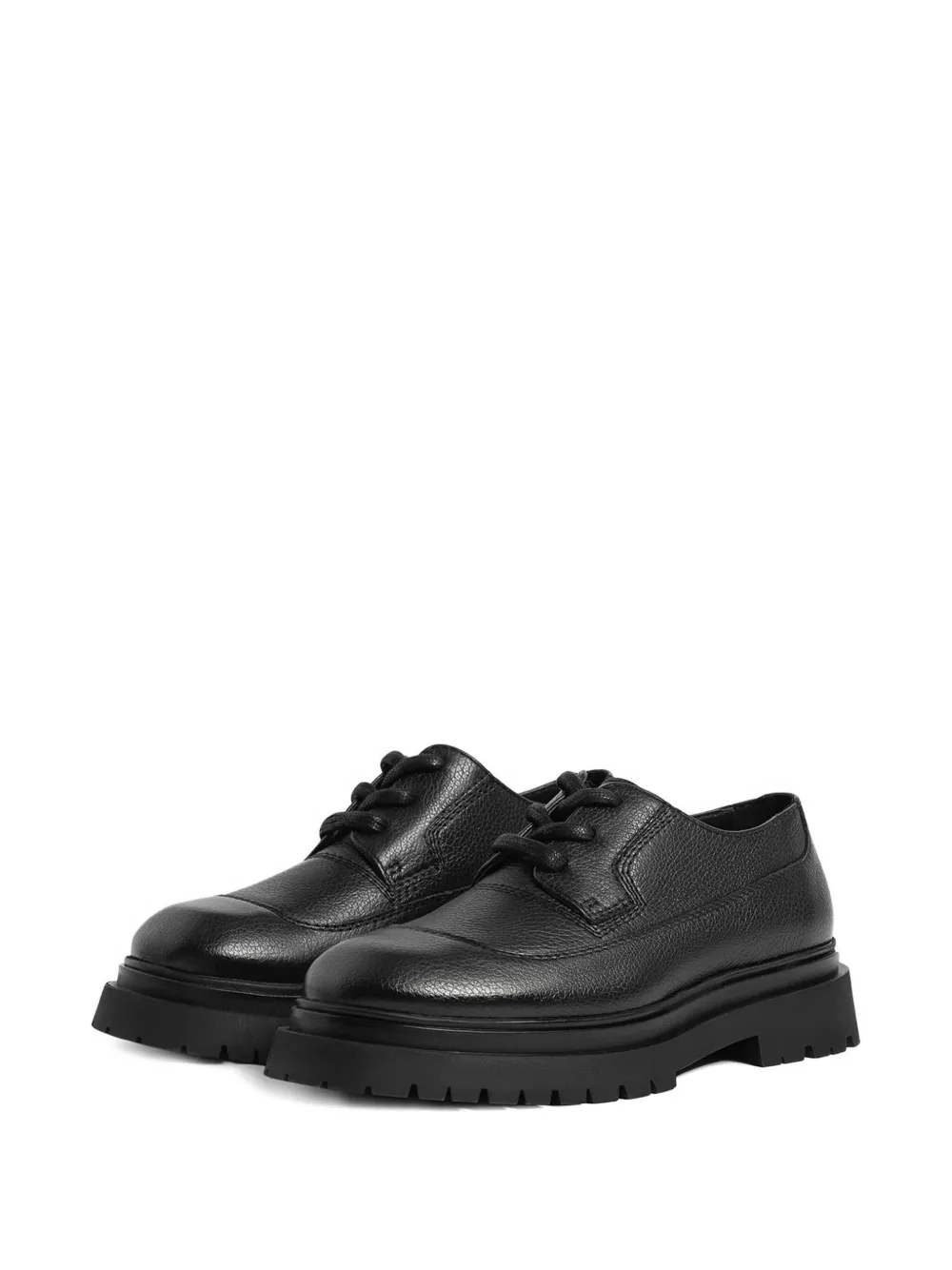 Manière De Voir Rennes pebbled-leather derby shoes | Derby Shoes | Image 2