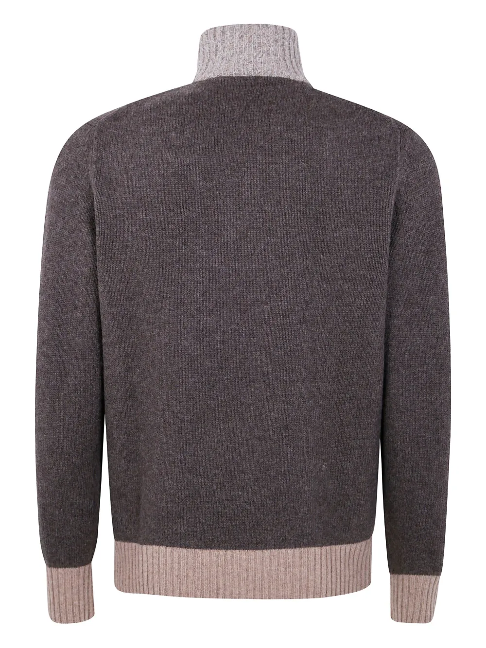 Ballantyne diamond-pattern moulinè wool sweater - Bruin