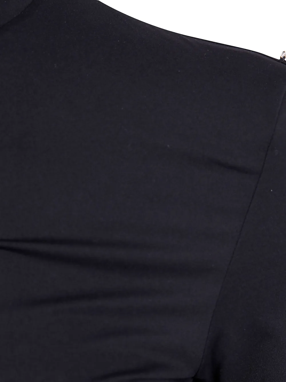 Sportmax Top met col en lange mouwen Zwart