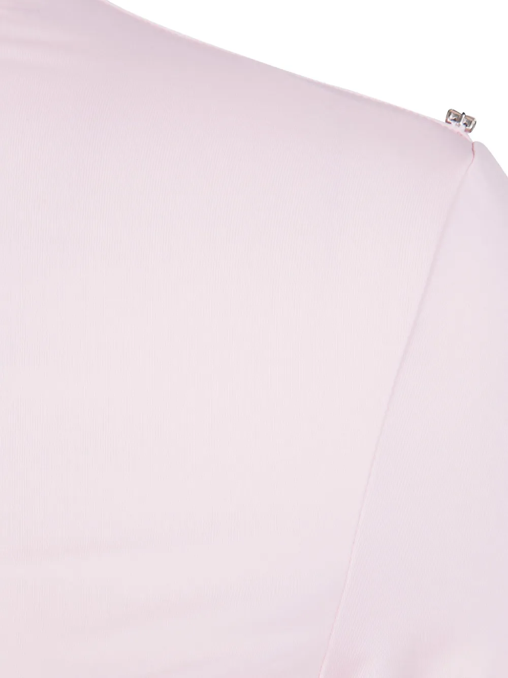 Sportmax Turtle Neck Sweater Button Detail In Pink