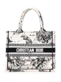 Christian Dior Pre-Owned 2022 Small Canvas Embroidered Zodiac Toile De Jouy Book tote bag - White