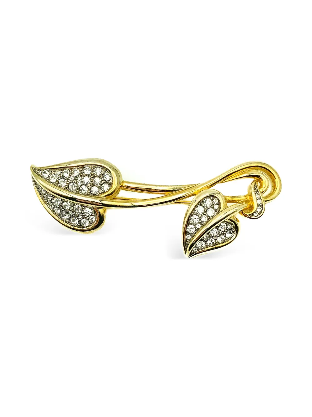 Jennifer Gibson Jewellery Spilla Ivy anni '80 - Oro