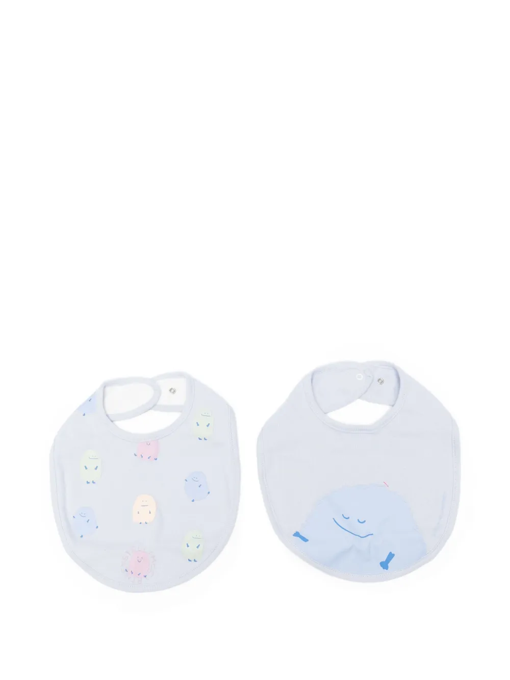 Stella McCartney Kids character-print bibs (pack of two) | Blue | Image 1