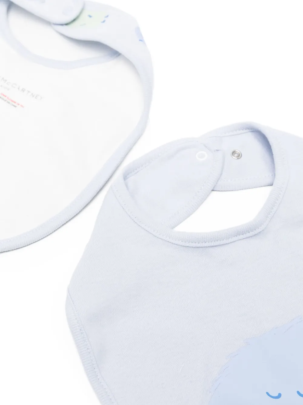 Stella McCartney Kids Twee slabbetjes met print Blauw