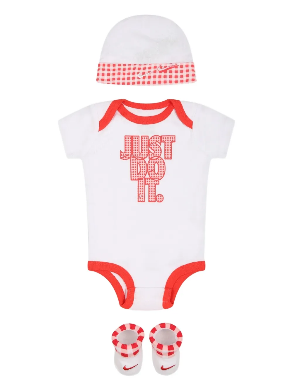 Nike Kids gingham-print babygrow set (set of four) | Babygrow Sets | Image 2