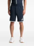 Manière De Voir Timo Eiffel Tower-embroidered shorts - Blue