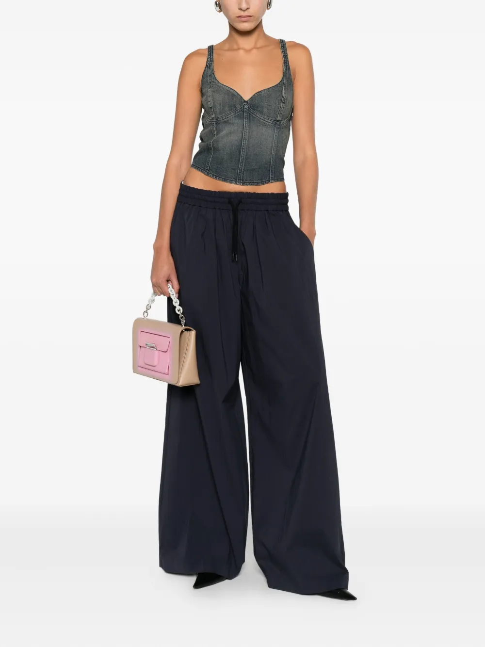 Balenciaga denim bustier top | Vests & Tank Tops | Image 2