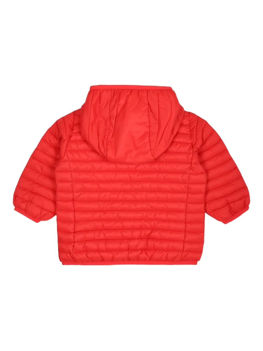 Save The Duck Padded Hooded Jacket In Red