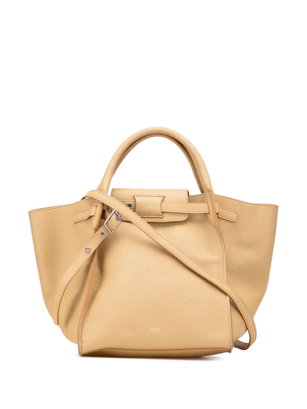 Celine Pre-Owned 2017 Small Leather Big Bag satchel | Brown | Image 1