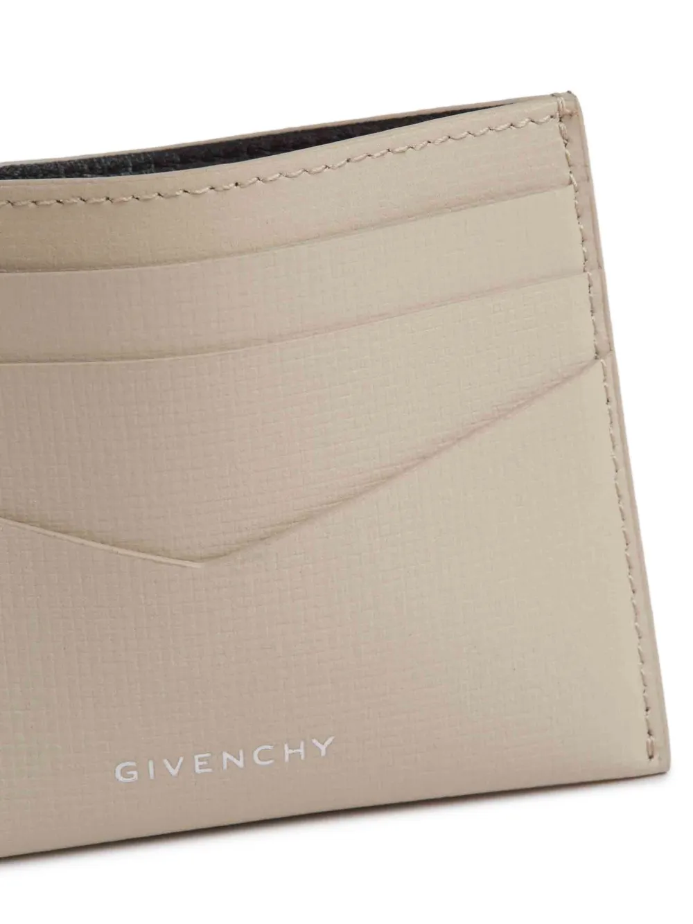Givenchy 4G leren pasjeshouder Beige