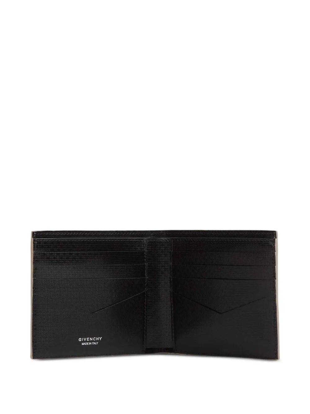 Givenchy Mens Beige Bifold Monogram Leather Wallet In Neutral