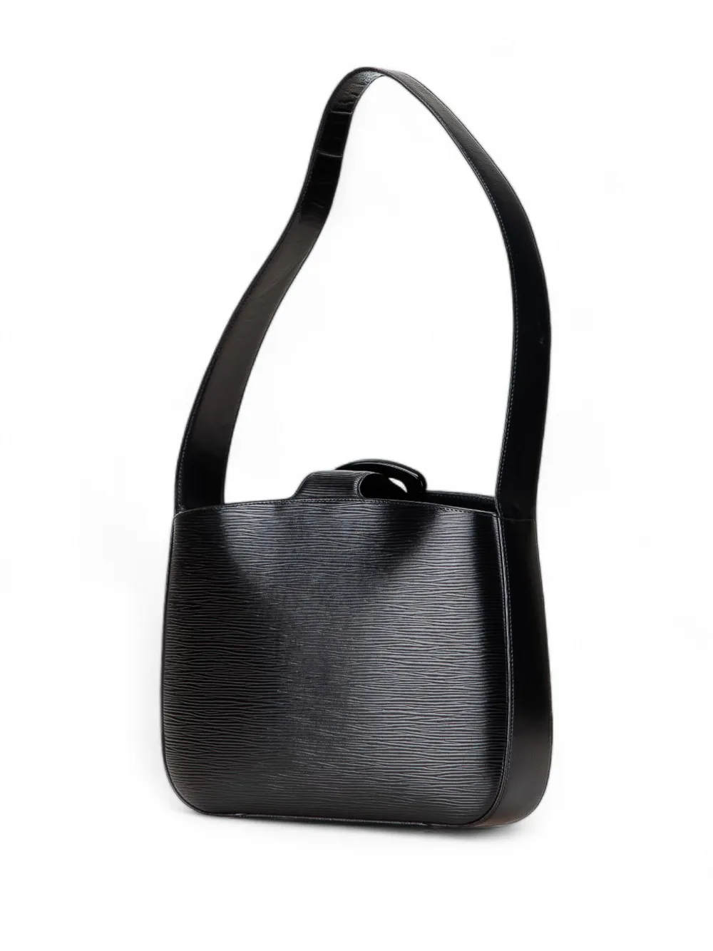 Pre-owned Louis Vuitton 2001 Epi Reverie Shoulder Bag In Black