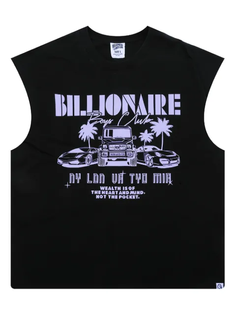 Billionaire Boys Club Ride sleeveless car-girl print tank top