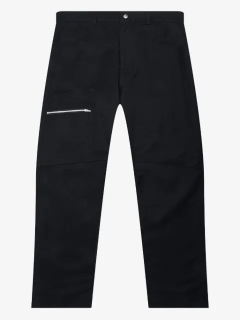 Represent zip-pocket trousers