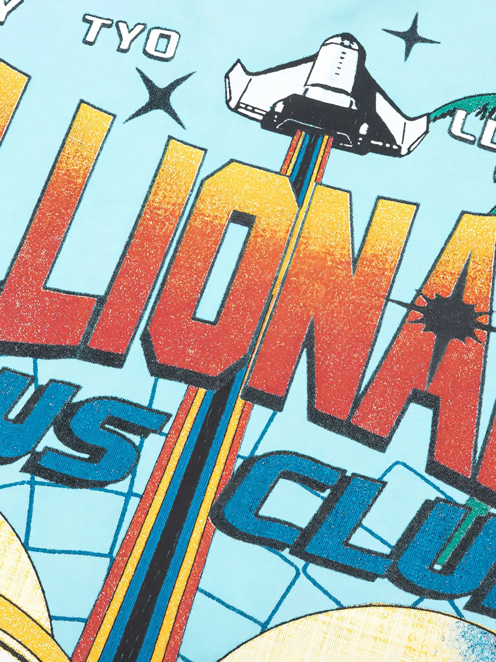 Billionaire Boys Club BB Tropics T-shirt met astronautprint Blauw