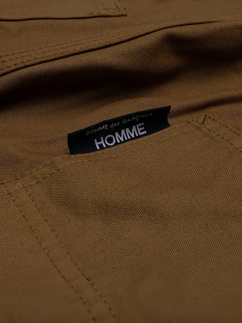 Comme Des Garçons Homme Deux Elasticated-waist Utility Shorts In Brown