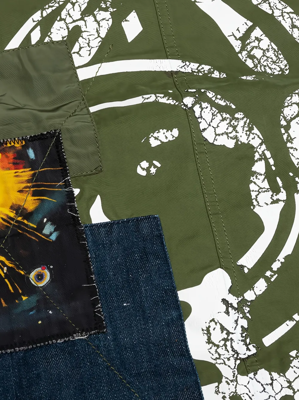 Billionaire Boys Club Jack met patchwork Groen