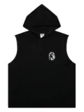Billionaire Boys Club astronaut-logo sleeveless hoodie - Black