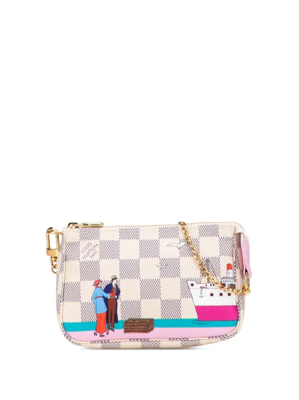 Louis Vuitton Pre-Owned 2016 ダミエ アズール イリュストレ トランス 