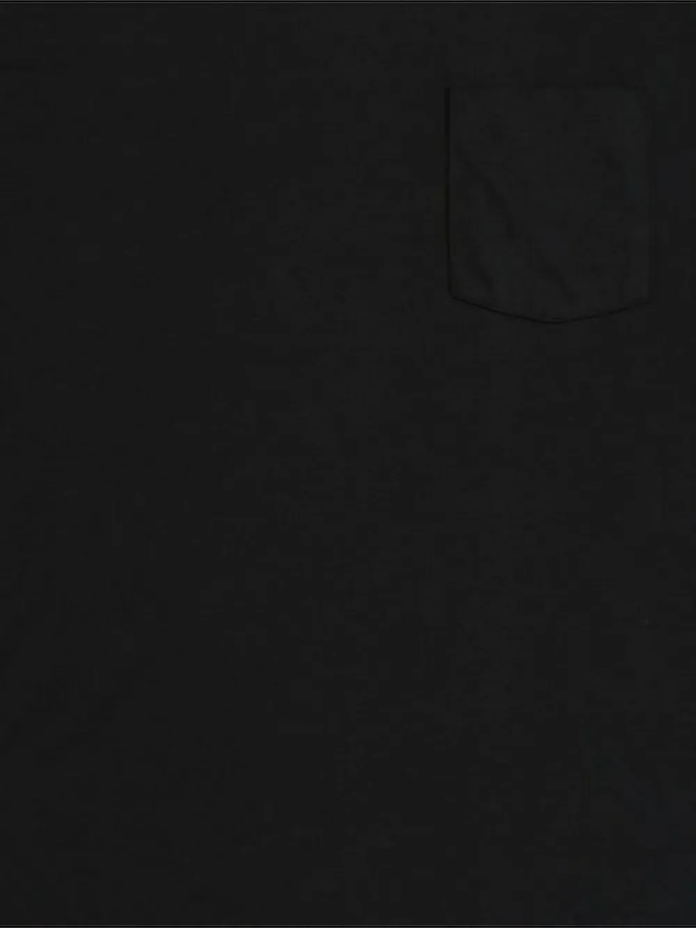 Chrome Hearts T-shirt met zak en logo op hals - Zwart