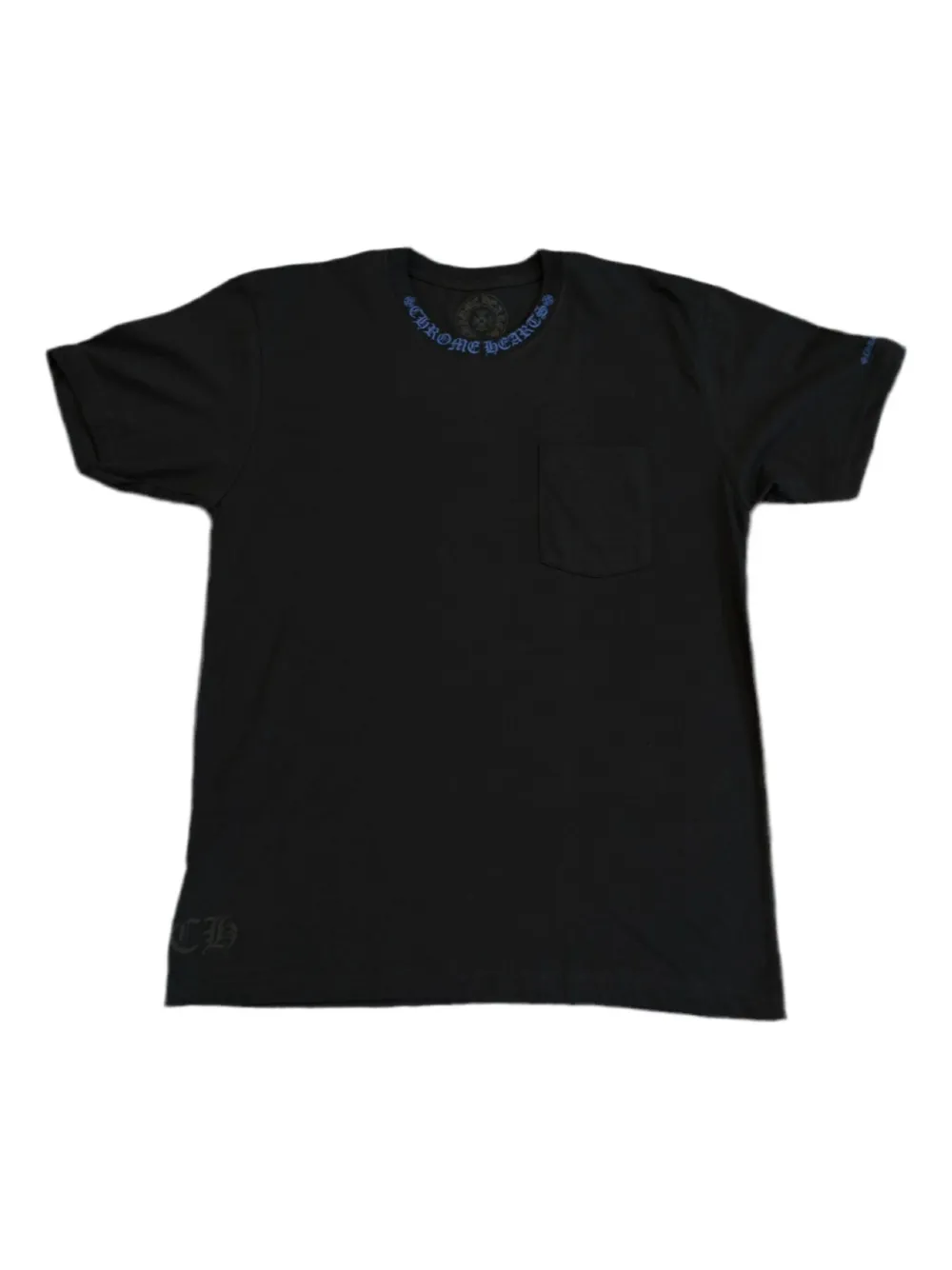 Chrome Hearts neck-logo pocket T-shirt - Black