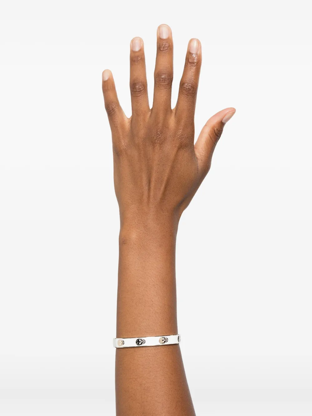 Alexander McQueen Emaille armband verfraaid met doodskop - Goud
