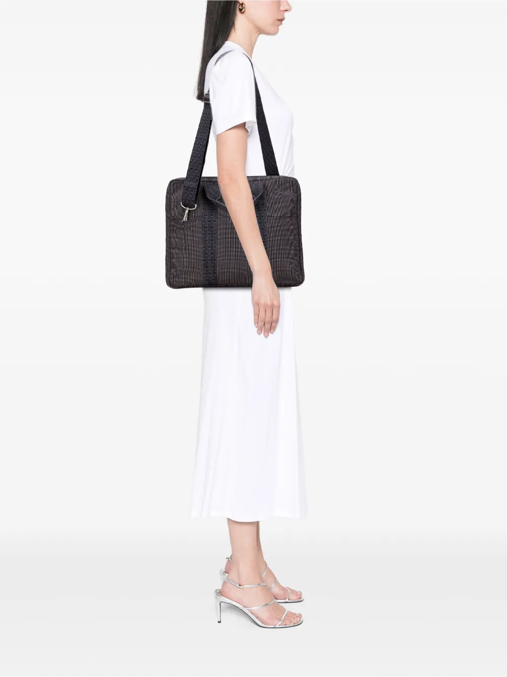 Hermès Pre-Owned 1990-2010 Canvas Herline Porte Documents business bag | Pre-Owned | Image 2