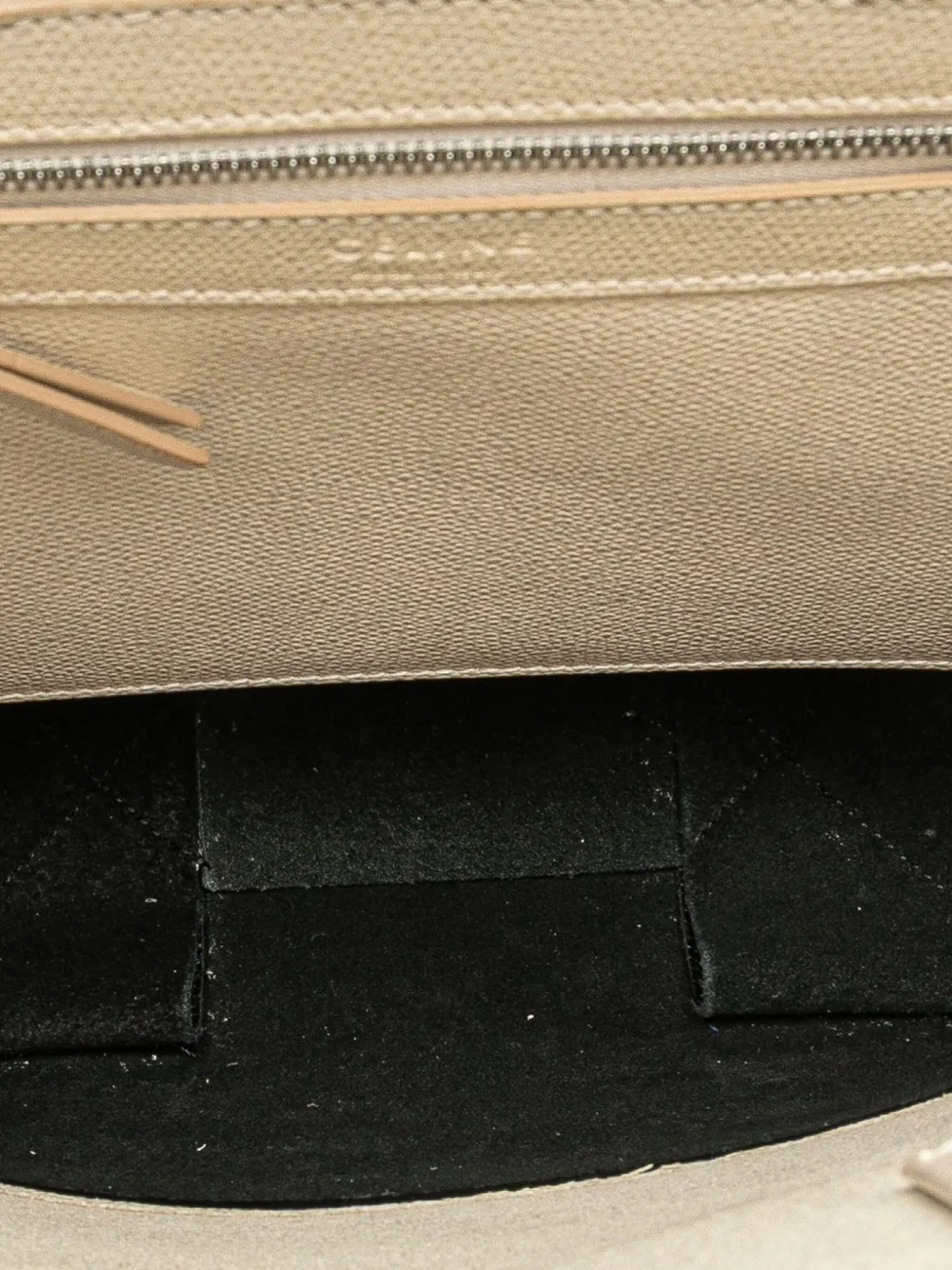 2017 Small Bicolor Leather Vertical Cabas Tote Bag