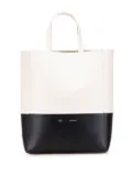 Celine Pre-Owned 2017 Small Bicolor Leather Vertical Cabas tote bag - White