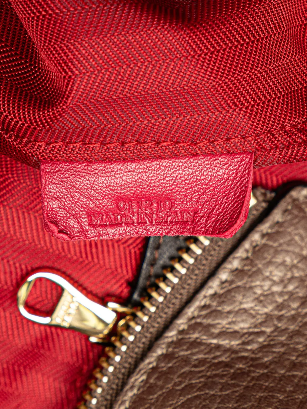 2012 Anagram Leather Fusta Tote Bag