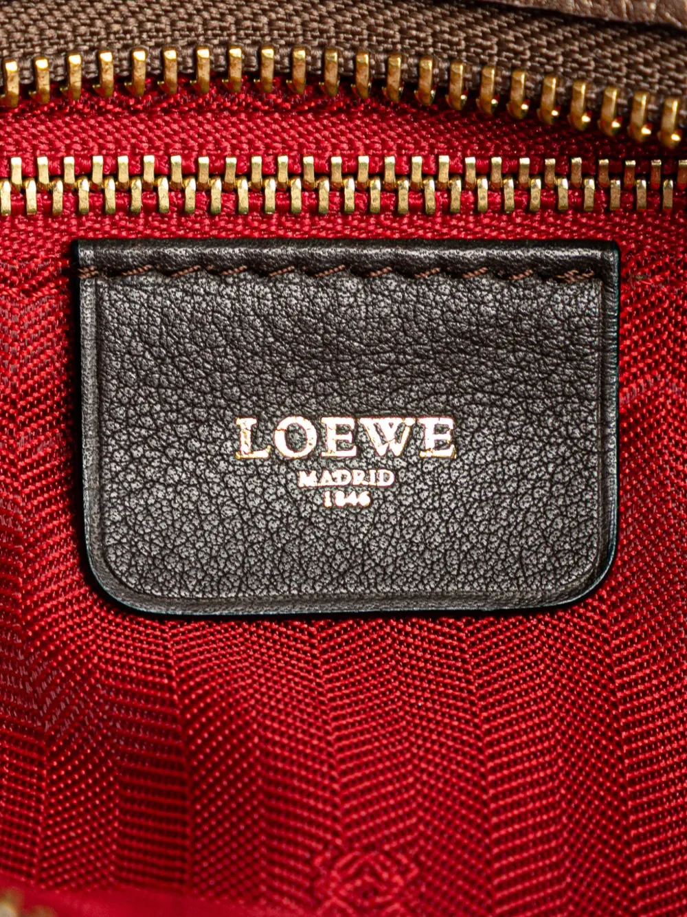 2012 Anagram Leather Fusta Tote Bag