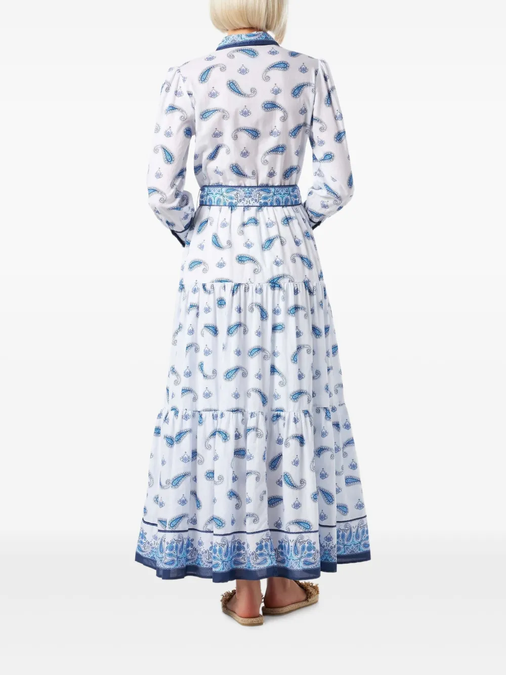 MC2 Saint Barth Jurk met paisley-print Wit