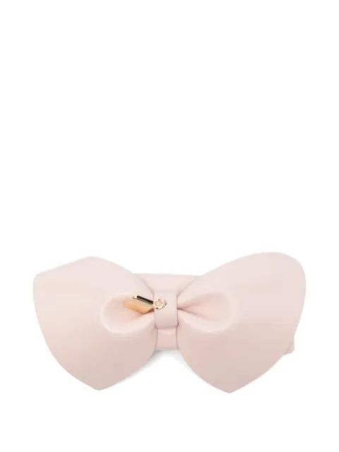 Ferragamo bow-detail leather hair clip