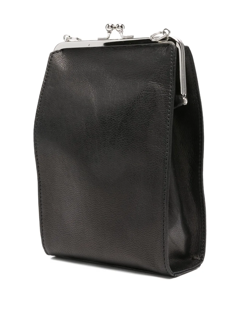 Yohji Yamamoto Smartphone Cross Body Bag In Black